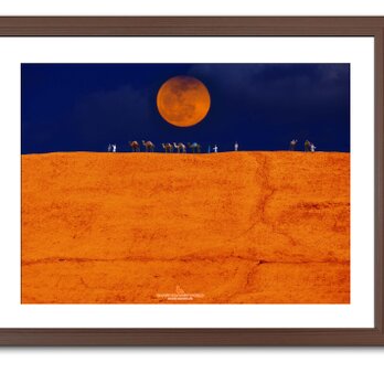 【額付アート写真/A3サイズ】ORANGE JOURNEY（オレンジの旅（横）の画像