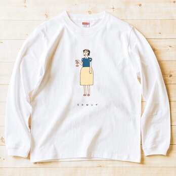 長袖Tシャツ『シラユキヒメ』男女兼用 ロンTの画像