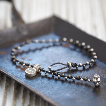 braid bracelet -pyrite・silver-の画像