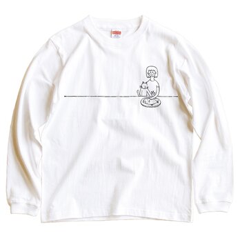 長袖Tシャツ 猫選べます『ボクノサカナ・女子』男女兼用 ロンTの画像