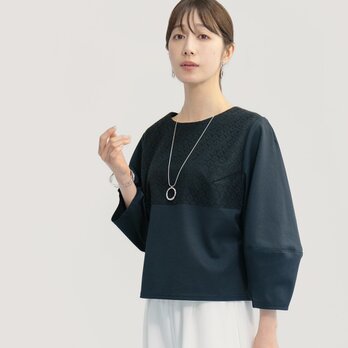 ★即納OK★ カジュアルOKなフォーマル ブラウス単品 黒 ●SHANNON-NIGHT-BLOUSE●の画像