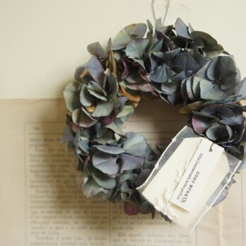 ajisai wreath 16cm *ribbonの画像