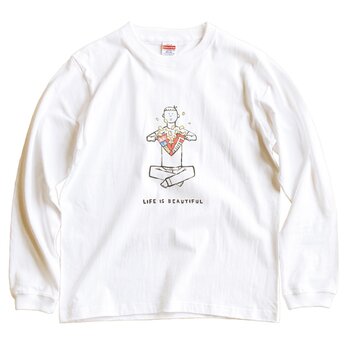 長袖Tシャツ『ポテトチップス爆発』男女兼用 ロンTの画像