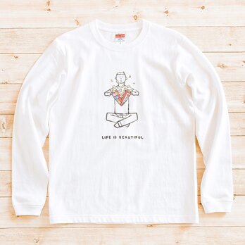 長袖Tシャツ『ポテトチップス爆発』男女兼用 ロンTの画像