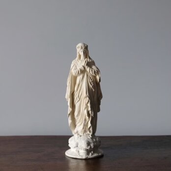 石膏 聖母マリア像 h31cm フランス アンティーク 0501536の画像
