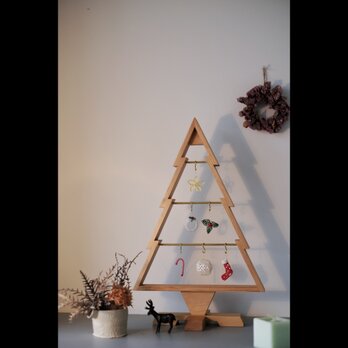 『つくる』を楽しむクリスマスツリー（壁掛けも可能）の画像