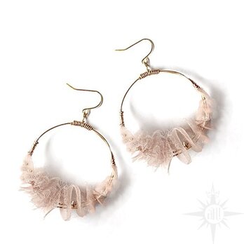 frill　hoop pierced earringの画像