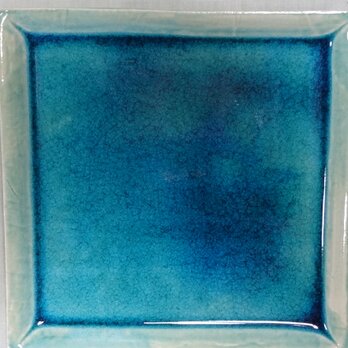 エジプト青釉　角皿の画像
