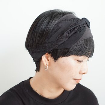 patchwork turban (cotton mix 23aw-c)の画像