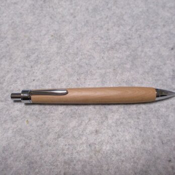 椿の木　椿油仕上げ　ワンピースタイプの木軸シャープペンシル(ボールペン)の画像
