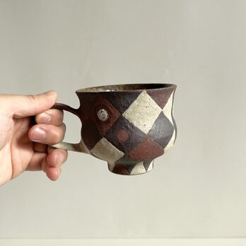 幾何学文マグカップの画像