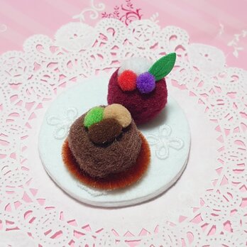 *՜pon pon afternoon tea*՜カップ入り！プチフール(2種ケーキAセット)の画像