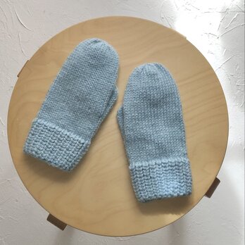 ちょっと品のある大人のミトン［藍染めblue（Lot.F）］