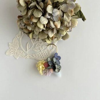 耳飾り「魔女の庭に咲く紫陽花」の画像