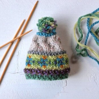 【ニットブローチ】帽子型　item21