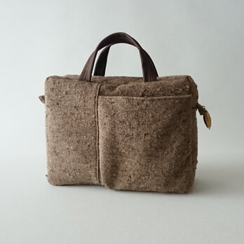 nep tweed bag [light brown]の画像