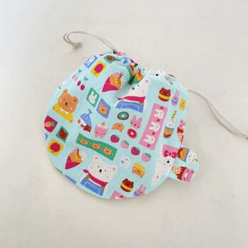 まんまるきんちゃく　くまさんうさぎさん