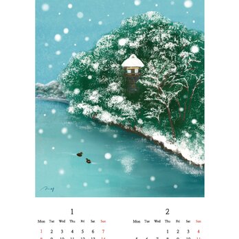 【値下げ】季の彩りカレンダー2024の画像