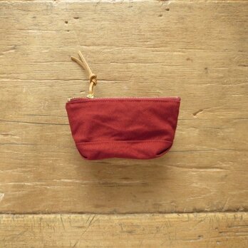 ミニポーチ　バーガンディー