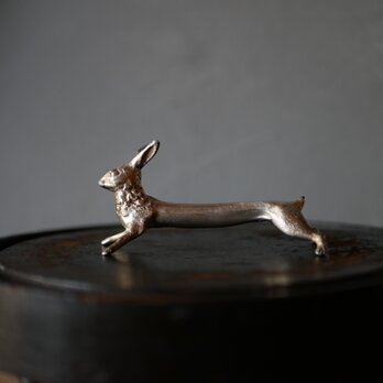 うさぎ　ウサギ　カトラリーレスト　フランスアンティーク　ブロカントのある暮らしの画像