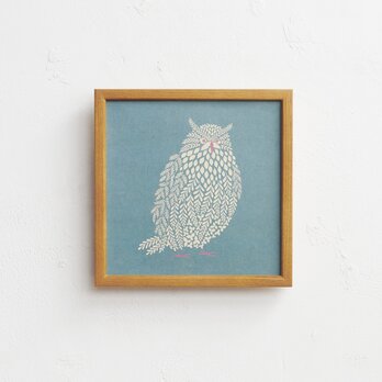 Poster+Frame 20 Fluffy / Scops Owlの画像