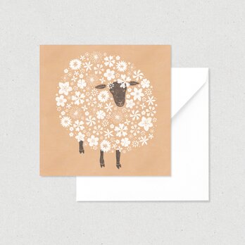 Fluffy メッセージカード / Sheepの画像