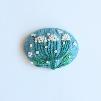 BISOU* ブローチ 鳥 小鳥 ことり記念日ブローチ 2 コガラ 刺繍 ブローチ（ 野鳥 鳥 小鳥 ） ブローチ mame.pii