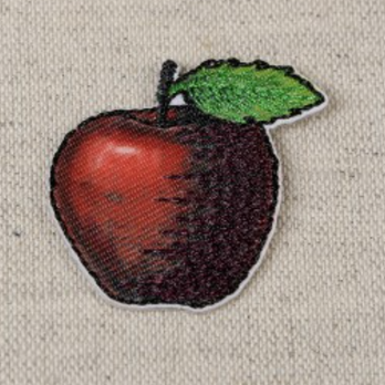 アップリケワッペン りんご シックカラー ST w-2215 アップル フルーツ 果物の画像
