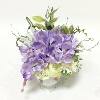 優しい色のお花たち  （造花、インテリアフラワー、結婚祝い、新築祝い、母の日、敬老の日、お盆）の画像