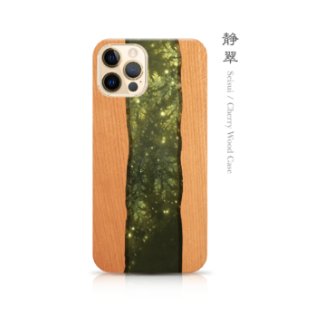 静翠 - 和風 モダンウッドiPhoneケース / 天然木【23-24AW】の画像