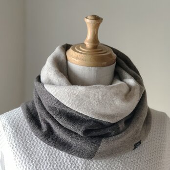 温度を纏う。純カシミヤねじりスヌード ［Tsumiki Design］モカ/ベージュ/Nブラウン