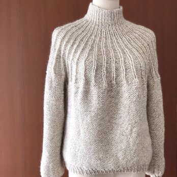 アルパカ＊ハイネックsweater(長袖) オーダーメイドの画像