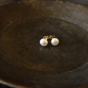 【sale】6.5mm pearl pierceの画像