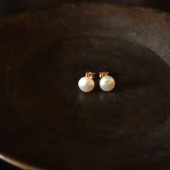 【sale】7mm pearl pierceの画像