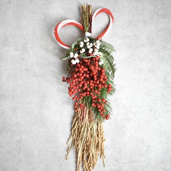 お正月飾り(松と南天)