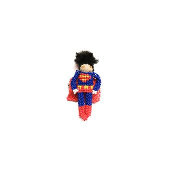 ビードブローチ Supermanの画像