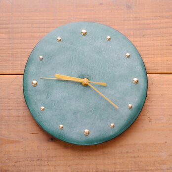 《Ceretta》Leather　Wall Clock 《6colors》の画像