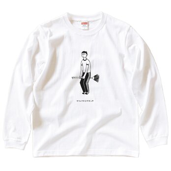 長袖Tシャツ『魔法のホウキ』男女兼用 ロンTの画像
