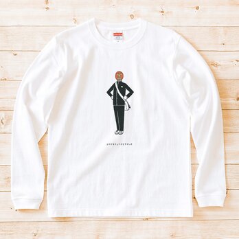 長袖Tシャツ『覆面男子レスラー』男女兼用 ロンT