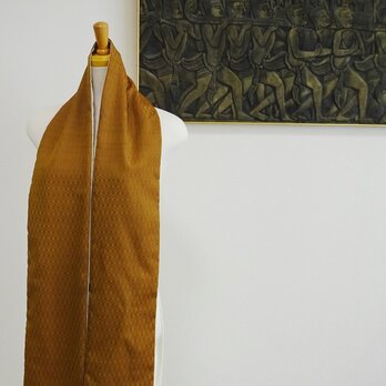 黄八丈＆ムガシルク＆大島紬のスカーフの画像