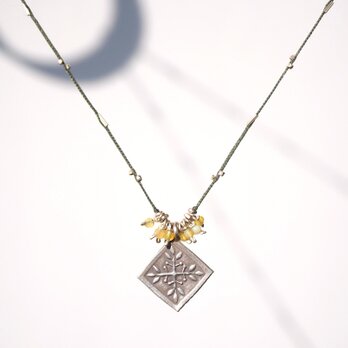 -Arabescue- silver_top braid pendantの画像