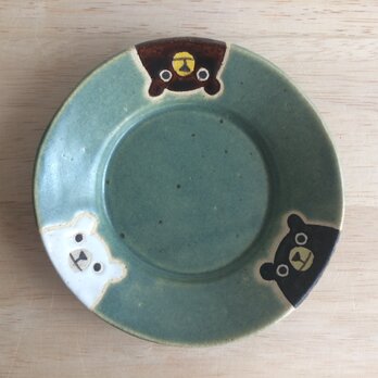 ３クマリム皿（グリーン）の画像