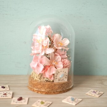 誕生月の天然石  Flower dome  -桜-の画像