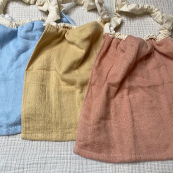 （首シュシュタイプ）おりこうエプロン　タオルエプロンの画像