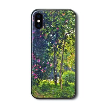 【クロード モネ モンソー公園】スマホケース ガラスケース 名画 iPhoneSE3 第三世代の画像