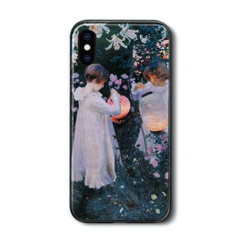 【サージェント リリー ローズ】スマホケース ガラスケース 名画 iPhone15 iPhoneX XSの画像