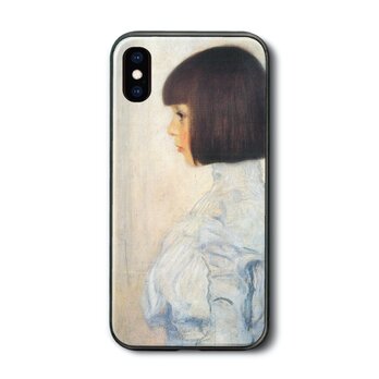 【クリムト ヘレネ クリムト】スマホケース ガラスケース 名画 iPhoneSE3 第三世代の画像