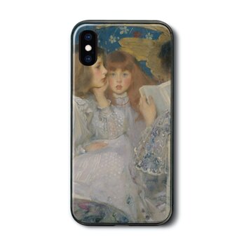 【シャノン ジャングル物語】スマホケース ガラスケース 名画 iPhoneSE2 第二世代の画像