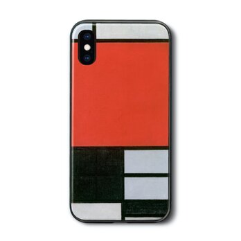 【ピエト モンドリアン】スマホケース ガラスケース 名画 iPhone14Plus 12Proの画像