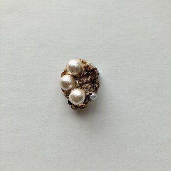 ちいさなブローチ  "sepia"  セピア